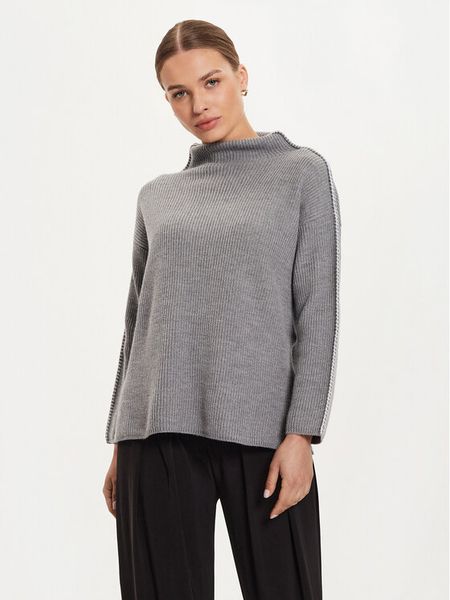 Weekend Max Mara Sweter Fanfara 2426366178 Szary Relaxed Fit. Szare swetry Max Mara Leisure, s, bez wzorów, z wełny, bez ramiączek. Za 1,079.00 zł.