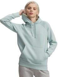 Under Armour Bluza "Rival" w kolorze turkusowym rozmiar: XXL. Niebieskie bluzy Under Armour, xxl, bez wzorów, z kapturem. Za 138.45 zł.