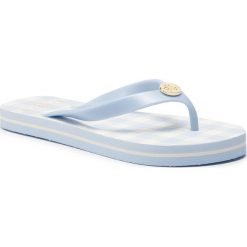 Japonki LAUREN RALPH LAUREN - Elissa II 802739443002 Engbl/Crm. Niebieskie klapki Lauren Ralph Lauren, bez wzorów, z tworzywa sztucznego, bez obcasa. W wyprzedaży za 159.00 zł.