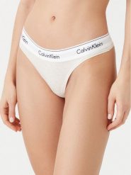 Calvin Klein Underwear Stringi 0000F3786E Beżowy. Brązowe stringi Calvin Klein Underwear, bez wzorów, z bawełny. Za 59.99 zł.
