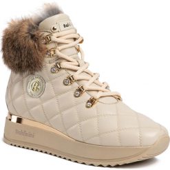Botki BALDININI - 048426ASILA939VXXRXX Volpe. Brązowe botki Baldinini, z aplikacjami, z futra, bez obcasa, na obcasie, bez zapięcia. Za 2,499.00 zł.