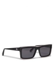 Calvin Klein Jeans Okulary przeciwsłoneczne CKJ23657S Czarny. Czarne okulary przeciwsłoneczne Calvin Klein Jeans, bez wzorów, z jeansu. Za 1,039.00 zł.