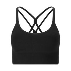 Biustonosz dla kobiet Athlecia Foan V3. Czarne bielizna sportowa Athlecia, xs, bez wzorów. Za 118.50 zł.