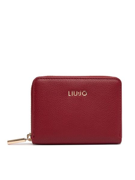 Liu Jo Portfel AF6156 E1019 Bordowy. Czerwone portfele Liu Jo, bez wzorów, ze skóry. Za 249.99 zł.