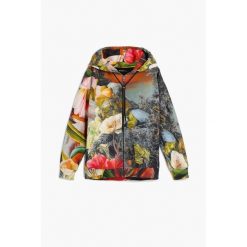 Bluza damska z kapturem Desigual Tessa. Brązowe bluzy Desigual, m, bez wzorów, z materiału, z kapturem. Za 642.50 zł.