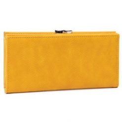 ACCCESSORIES 1W1-005-AW20 Żółty. Żółte portfele ACCCESSORIES, bez wzorów, ze skóry ekologicznej. Za 39.99 zł.