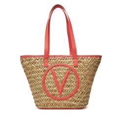Torebka Valentino. Brązowe shopper Valentino, bez wzorów, bez dodatków. Za 349.99 zł.