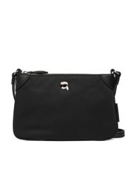 KARL LAGERFELD Torebka A4W32009 Czarny. Czarne listonoszki KARL LAGERFELD, bez wzorów, z materiału, bez dodatków. Za 439.99 zł.