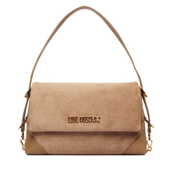 Torebka LOVE MOSCHINO. Brązowe torebki klasyczne Love Moschino, bez wzorów, bez dodatków. Za 919.99 zł.