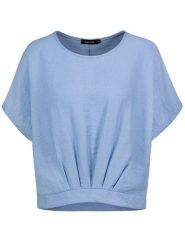 Sublevel Bluzka w kolorze błękitnym rozmiar: XL. Niebieskie bluzki Sublevel, xl, bez wzorów, bez kołnierzyka, bez ramiączek. Za 69.91 zł.