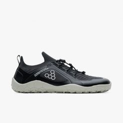 Buty turystyczne damskie Vivobarefoot Primus Trail Knit FG. Czarne trekkingi Vivobarefoot, do biegania. Za 692.70 zł.