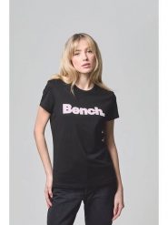 Bench Koszulka "Leora" w kolorze czarnym rozmiar: 36. Czarne bluzki Bench, bez wzorów, z bawełny, bez kołnierzyka, bez ramiączek. Za 57.20 zł.