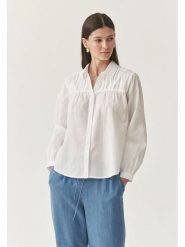 TATUUM Bluzka "Nemy" w kolorze białym rozmiar: 40. Białe bluzki Tatuum, bez wzorów, z bawełny, bez kołnierzyka, bez ramiączek. Za 113.90 zł.