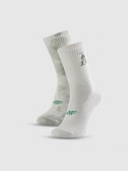4F Skarpetki długie (3-pack) damskie - zielone 35-38. Zielone skarpety 4f, bez wzorów. Za 49.99 zł.