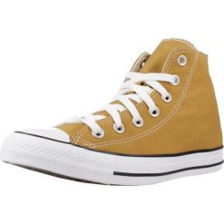 Tenisówki Converse Model Chuck Taylor All Star Hi Kolor Brązowy. Brązowe trampki Converse, bez wzorów, z tkaniny, bez zapięcia. Za 164.99 zł.