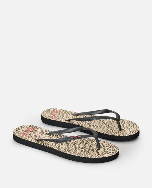 Japonki damskie Rip Curl Mixed Bloom Open Toe. Białe klapki Rip Curl, bez wzorów, z materiału, z otwartym noskiem, bez obcasa. Za 77.99 zł.