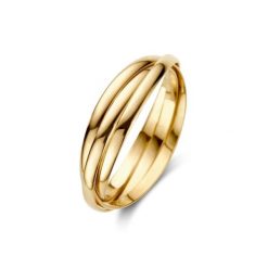 Isabel Bernard Isabel Bernard Rivoli Méline 14 Karat | Gold Trinity Ring IB330078-60 Pierścionki 1 ct Damski. Żółte pierścionki Isabel Bernard, złote. Za 1,343.99 zł.
