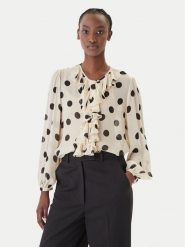 Marella Koszula Valanga 2613111122 Beżowy Relaxed Fit. Brązowe koszule Marella, bez wzorów, z wiskozy, bez kołnierzyka, bez ramiączek. Za 824.99 zł.