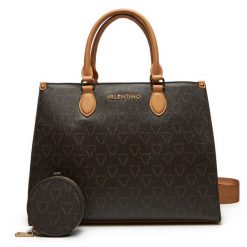 Torebka Valentino. Brązowe torebki klasyczne Valentino, bez wzorów, bez dodatków. Za 389.99 zł.