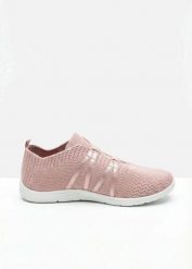Buty barefoot z elastyczną podeszwą. Brązowe obuwie sportowe bonprix, bez zapięcia. Za 124.99 zł.