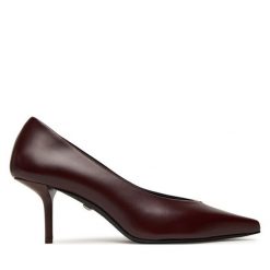 Szpilki Max Mara. Czerwone szpilki Max Mara, bez wzorów, bez obcasa, na szpilce, bez zapięcia. Za 2,439.00 zł.