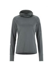 Craft SubZ Thermal Hood W – ocieplana bluza z kapturem i zintegrowaną. Szare bluzy Craft, l, bez wzorów, z dżerseju, z kapturem. Za 306.00 zł.