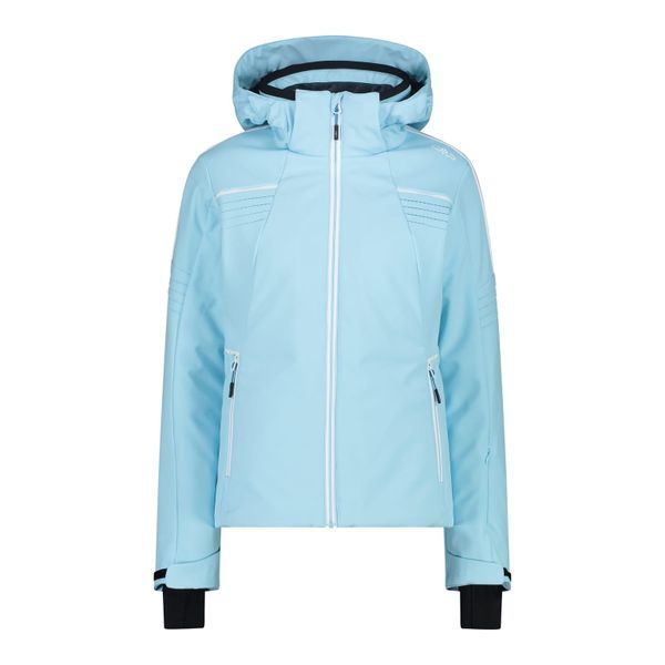 Kurtka damska narciarska CMP 33W0636. Niebieskie kurtki narciarskie CMP, l, bez wzorów, z softshellu, z kapturem, narciarskie. Za 649.99 zł.