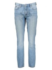 Pepe Jeans Dżinsy "Violet" - Tapered fit - w kolorze błękitnym rozmiar: W29/L30. Niebieskie jeansy Pepe Jeans, l, z aplikacjami, z podwyższonym stanem. Za 179.22 zł.