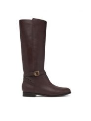 LAUREN RALPH LAUREN Oficerki 802974383003 Brązowy. Brązowe kozaki Lauren Ralph Lauren, bez obcasa, na płaskiej podeszwie, bez zapięcia. Za 1,299.00 zł.