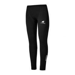 Damskie legginsy do biegania. Czarne legginsy FJORK MERINO, s, bez wzorów, z elastanu. W wyprzedaży za 199.00 zł.