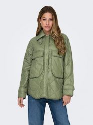 ONLY Parka w kolorze zielonym rozmiar: XS. Zielone parki Only, xs, bez kaptura. Za 88.23 zł.
