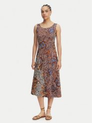 Weekend Max Mara Sukienka letnia Pausa 2615621082 Kolorowy Regular Fit. Sukienki Weekend Max Mara, na lato, xl, bez wzorów, z bawełny, bez kołnierzyka, bez ramiączek. Za 999.99 zł.