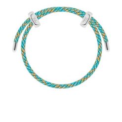 Bransoletka Liana, posrebrzana, wielokolorowa w niebieskich odcieniach. Niebieskie bransoletki Lilou, posrebrzane. Za 149.00 zł.