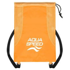 Worek na sprzęt plecak Aqua Speed Mesh Backpack. Białe plecaki Aqua-Speed, bez wzorów, z meshu. Za 39.99 zł.
