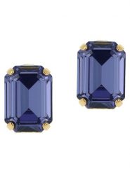 Otazu Pozłacane kolczyki-wkrętki z kryształami Swarovski rozmiar: onesize. Różowe kolczyki Otazu, z kryształem, pozłacane. Za 206.42 zł.