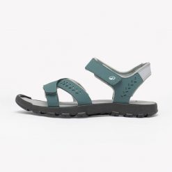 Second Life - Sandały turystyczne damskie Quechua NH100 - Stan Doskonały. Szare sandały QUECHUA, bez wzorów, z materiału, wakacyjne, bez obcasa, bez zapięcia. Za 63.00 zł.