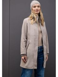 Cecil Płaszcz przejściowy w kolorze szarym rozmiar: 38. Szare płaszcze Cecil, bez wzorów, bez kaptura. Za 366.35 zł.