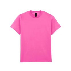 Ultra Bawełniana Koszulka Unisex Dla Dorosłych. Fioletowe bluzki GILDAN, xl, bez wzorów, z bawełny, sportowe, bez kołnierzyka, bez ramiączek. Za 46.99 zł.