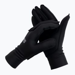 Rękawiczki rowerowe Santini Vega Xtreme. Czarne rękawiczki SANTINI, bez wzorów, sportowe. Za 159.99 zł.