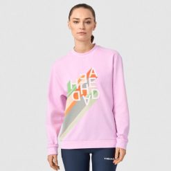 RALLY Crewneck Women. Czerwone kurtki sportowe Head, bez wzorów, bez kaptura, tenisowe. W wyprzedaży za 234.00 zł.