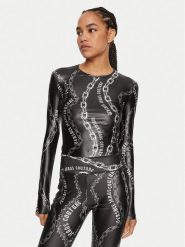 Versace Jeans Couture Body 77HAM2A1 JS417 Czarny Slim Fit. Czarne body Versace Jeans Couture, bez wzorów, z jeansu. Za 519.99 zł.