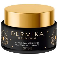 Dermika LUXURY CAVIAR Kawiorowy krem-elixir przeciwzmarszczkowy na noc Kremy do twarzy 50 ml. Kremy do twarzy Dermika. Za 54.00 zł.