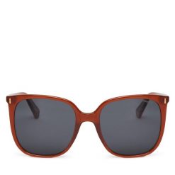 Okulary przeciwsłoneczne Polaroid. Brązowe okulary przeciwsłoneczne Polaroid, bez wzorów. Za 129.99 zł.