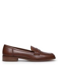 Sergio Bardi Lordsy WI31-9S8182-01SB Brązowy. Brązowe lordsy Sergio Bardi, bez wzorów, ze skóry, bez obcasa, bez zapięcia. Za 299.99 zł.