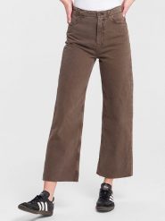 Cross Jeans Dżinsy - Comfort fit - w kolorze brązowym rozmiar: W31. Brązowe jeansy Cross Jeans, z aplikacjami, z podwyższonym stanem. Za 100.99 zł.