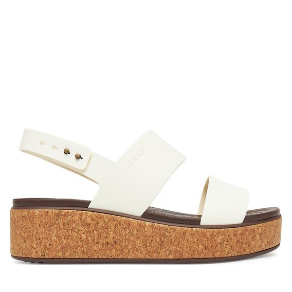 Sandały Crocs. Czarne sandały Crocs, bez wzorów, bez obcasa, na płaskiej podeszwie, bez zapięcia. Za 269.99 zł.