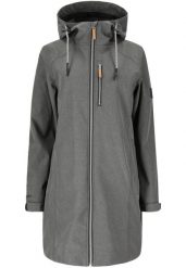 Wodoodporna parka dla kobiet Whistler Thora. Szare parki Whistler, z materiału, eleganckie, bez kaptura. Za 387.50 zł.
