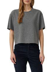S.Oliver Koszulka w kolorze szarym rozmiar: 44. Szare bluzki S.Oliver, s, bez wzorów, bez kołnierzyka, bez ramiączek. Za 73.99 zł.