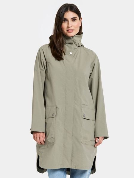Didriksons Parka "Adria" w kolorze khaki rozmiar: 40. Brązowe parki Didriksons, m, bez kaptura. Za 474.95 zł.