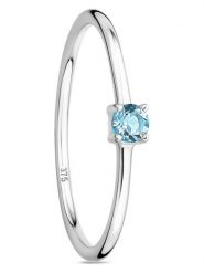 Diamant Exquis Złoty pierścionek z topazem rozmiar: 58. Niebieskie pierścionki Diamant Exquis, z topazem, złote. Za 2,479.99 zł.